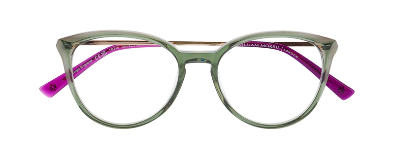 WilliamMorris 50336 Brillestel (Form: Firkantet - Farve: Grøn)
