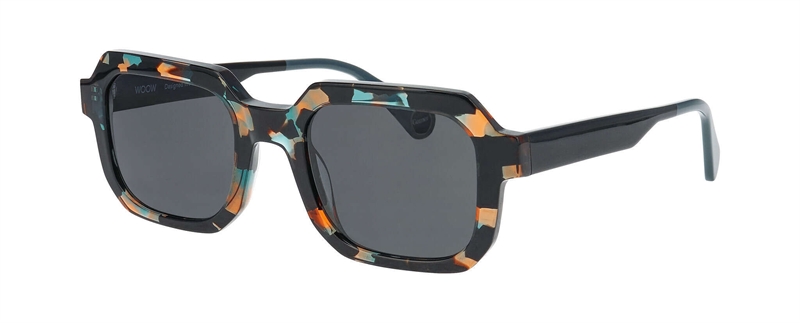 WooW SUPER GAMER 2 Solbrille (Form: Firkantet - Farve: Sort)