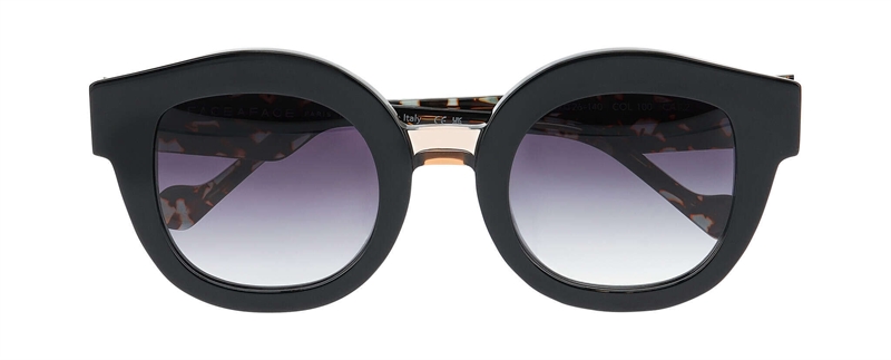 FaceAFace FLOW 1 Solbrille (Form: Firkantet - Farve: Sort)