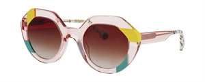 WooW SUPER SPIN 1 Solbrille (Form: Rund - Farve: Orange)