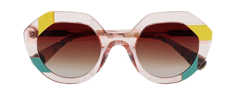 WooW SUPER SPIN 1 Solbrille (Form: Rund - Farve: Orange)