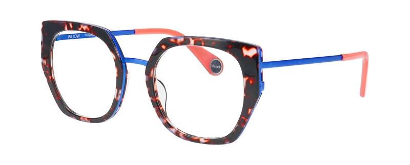 WooW BIG MATCH 1 Brillestel (Form: Firkantet - Farve: Brun)