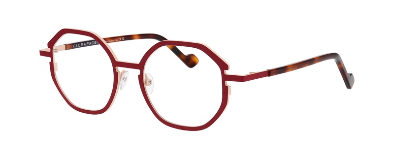 FaceAFace TWILL 1 Brillestel (Form: Firkantet - Farve: Pink)