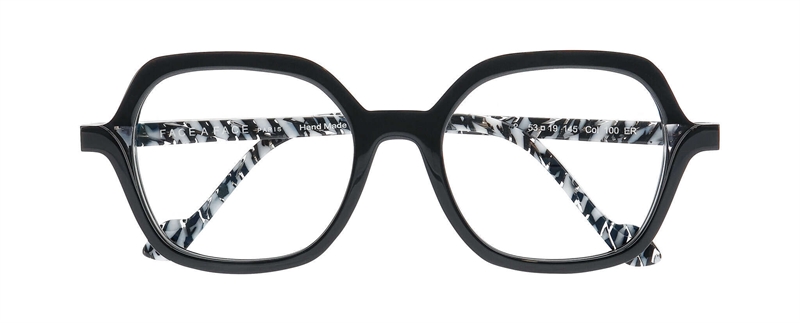 FaceAFace ORBORN 2 Brillestel (Form: Firkantet - Farve: Sort)