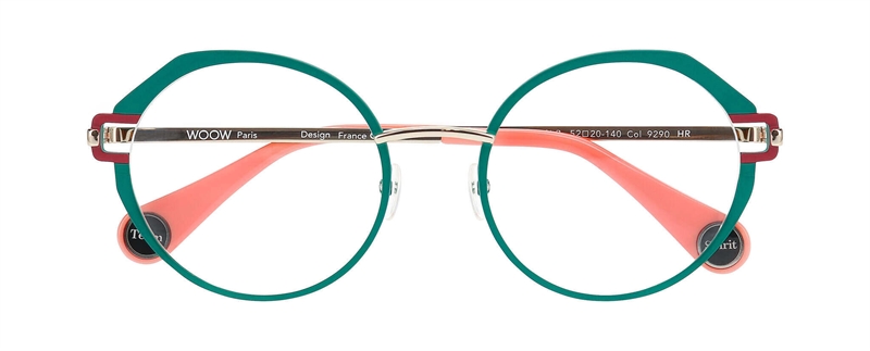 WooW TEAM SPIRIT 2 Brillestel (Form: Rund - Farve: Grøn)