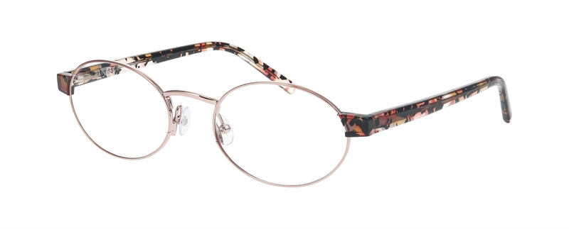 Inface PSST Brillestel (Form: Oval - Farve: Pink)
