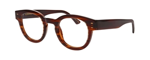 Kilsgaard ACETATE 17 Brillestel (Form: Rund - Farve: Brun)