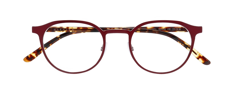 Nifties NI8552 Brillestel (Form: Oval - Farve: Lilla)