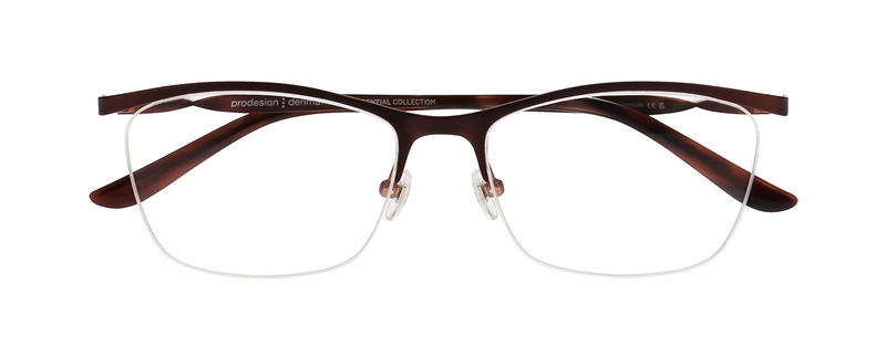 ProDesign TWIST 2 Brillestel (Form: Firkantet - Farve: Brun)