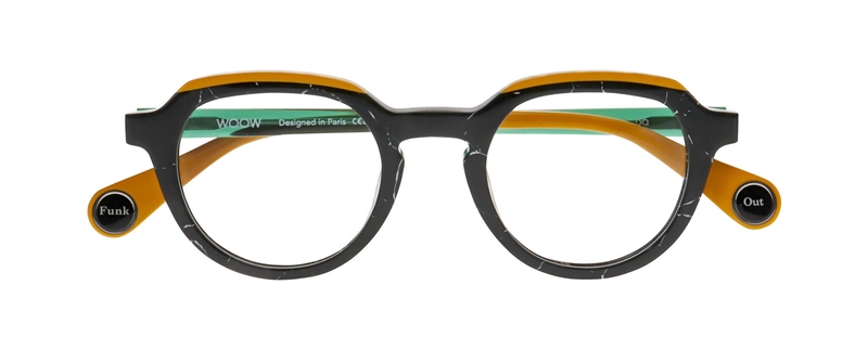 WooW FUNK OUT 1 Brillestel (Form: Panto - Farve: Sort)