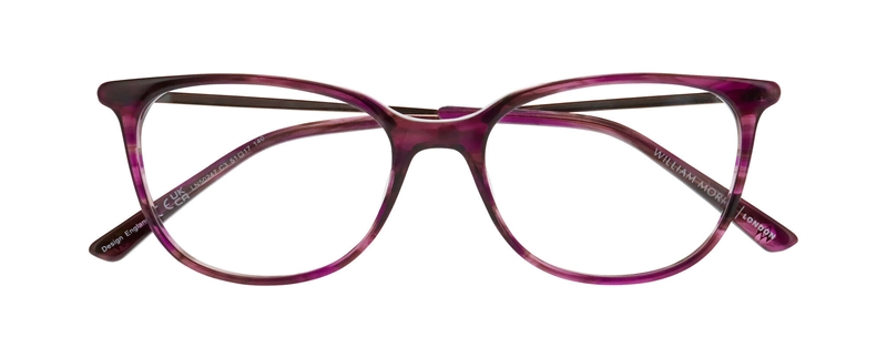 WilliamMorris 50247 Brillestel (Form: Firkantet - Farve: Lilla)