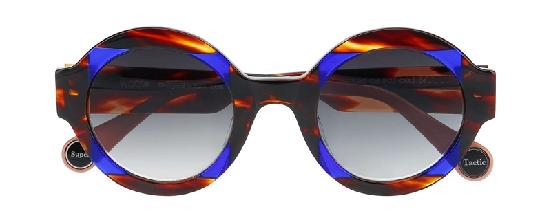 WooW SUPER TACTIC 1 Solbrille (Form: Rund - Farve: Grøn)