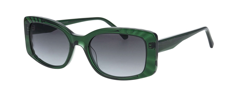 ProDesign STELLAR 2S Solbrille (Form: Firkantet - Farve: Grøn)