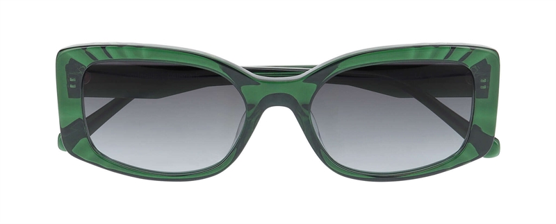 ProDesign STELLAR 2S Solbrille (Form: Firkantet - Farve: Grøn)