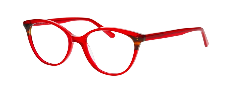 Nifties NI9527 Brillestel (Form: Cat Eye - Farve: Rød)