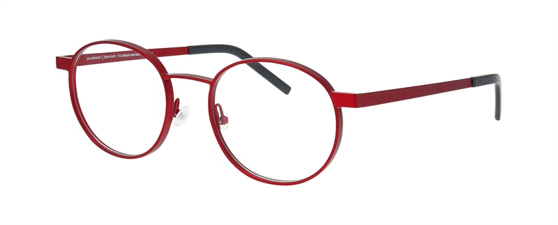ProDesign AROS 5 Brillestel (Form: Oval - Farve: Rød)
