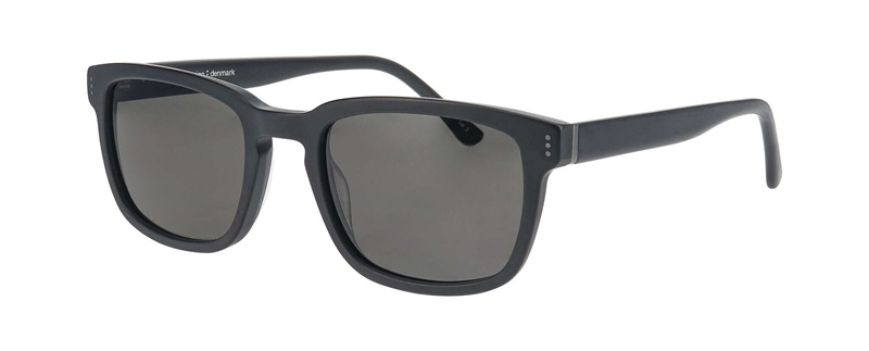 ProDesign HAZE 1 S Solbrille (Form: Firkantet - Farve: Sort)