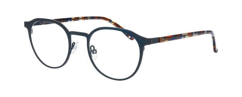 Nifties NI8552 Brillestel (Form: Oval - Farve: Blå)