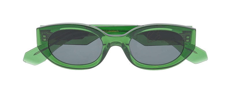 ProDesign STEAM Solbrille (Form: Oval - Farve: Grøn)