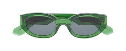 ProDesign STEAM Solbrille (Form: Oval - Farve: Grøn)