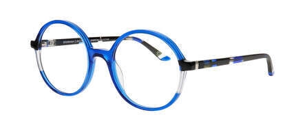 ProDesign GLOW 4 Brillestel (Form: Rund - Farve: Blå)