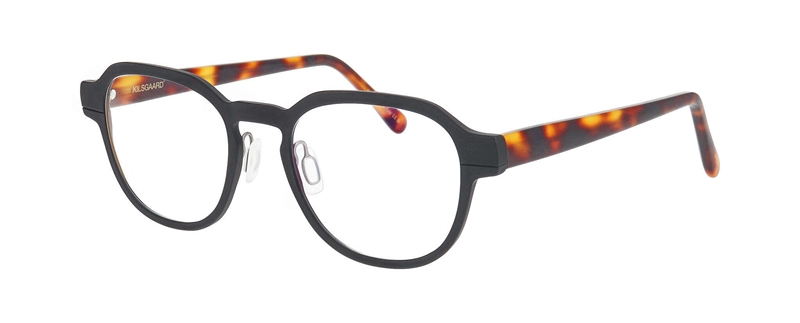 Kilsgaard ALUMINUM 20 Brillestel (Form: Firkantet - Farve: Sort)