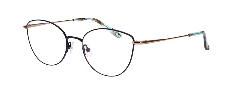 Nifties NI8546 Brillestel (Form: Cat Eye - Farve: Blå)
