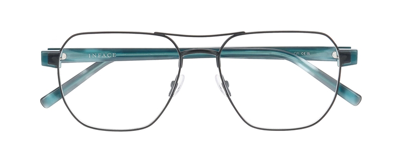 Inface DANG Brillestel (Form: Firkantet - Farve: Blå)