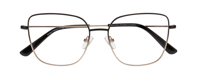 WilliamMorris 50310 Brillestel (Form: Firkantet - Farve: Sort)