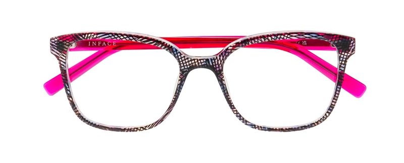 Inface FRIENDLY Brillestel (Form: Firkantet - Farve: Sort)