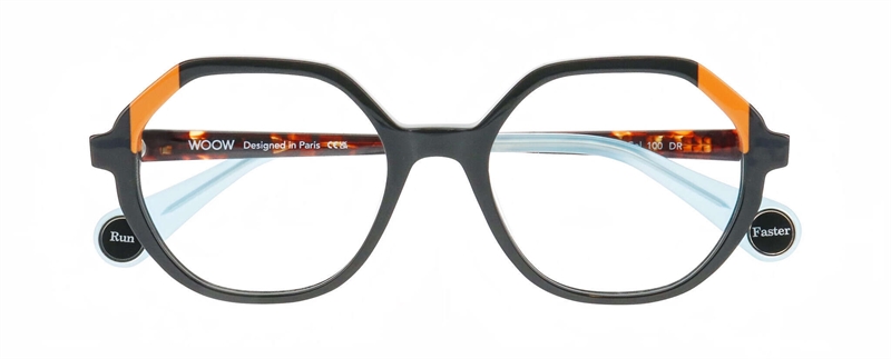 WooW RUN FASTER 2 Brillestel (Form: Firkantet - Farve: Sort)