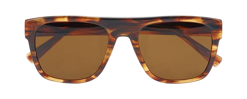 Inface CHUNKY Solbrille (Form: Firkantet - Farve: Brun)