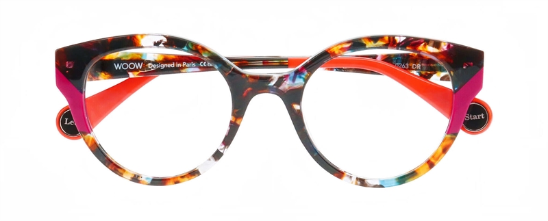 WooW LET'S START 2 Brillestel (Form: Cat Eye - Farve: Blå)