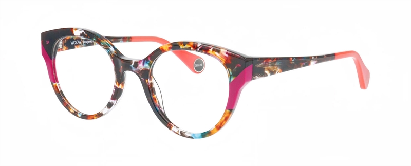 WooW LET'S START 2 Brillestel (Form: Cat Eye - Farve: Blå)