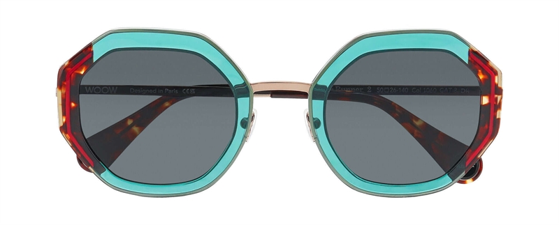 WooW SUPER RUNNER 2 Solbrille (Form: Firkantet - Farve: Grøn)