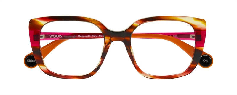 WooW SHINE ON 2 Brillestel (Form: Firkantet - Farve: Lilla)