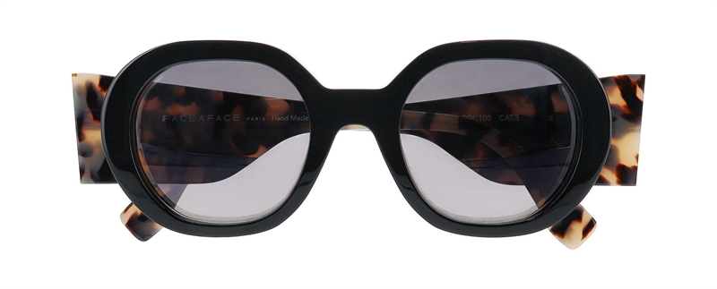 FaceAFace HYPNO 1 Solbrille (Form: Firkantet - Farve: Sort)