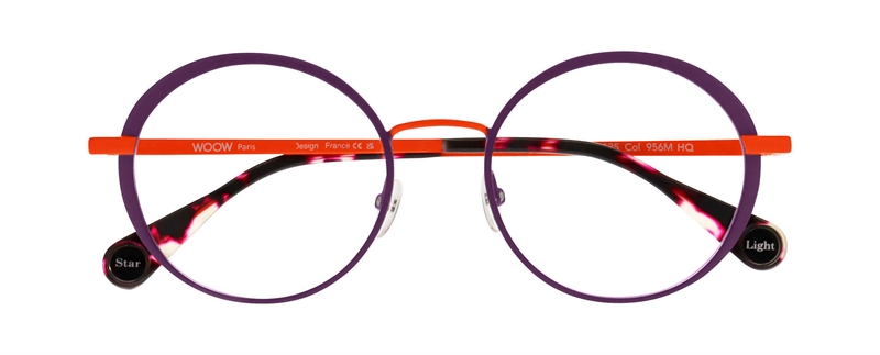 WooW STAR LIGHT 1 Brillestel (Form: Rund - Farve: Brun)