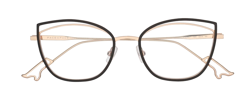 FaceAFace BOCCA SONG 1 Brillestel (Form: Cat Eye - Farve: Sort)