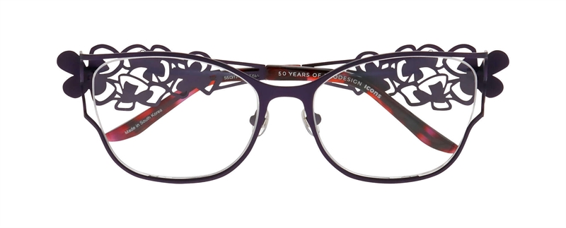 ProDesign IRIS 2 Brillestel (Form: Firkantet - Farve: Lilla)