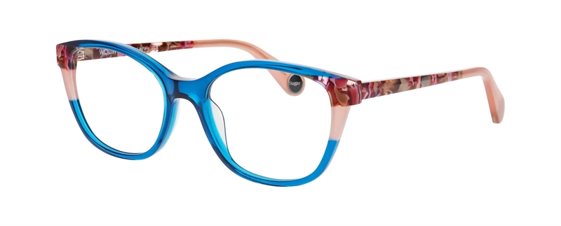 WooW SUGAR SUGAR 3 Brillestel (Form: Firkantet - Farve: Blå)