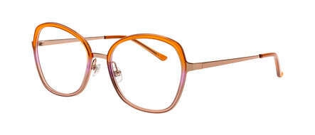 ProDesign DUAL 2 Brillestel (Form: Firkantet - Farve: Orange)