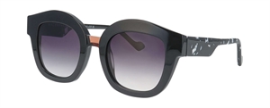 FaceAFace FLOW 2 Solbrille (Form: Firkantet - Farve: Sort)