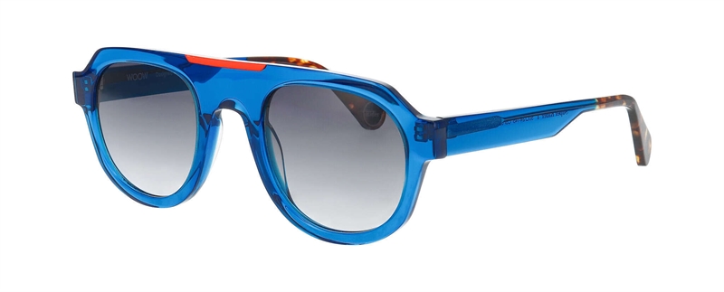 WooW SUPER RIDER 1 Solbrille (Form: Rund - Farve: Blå)