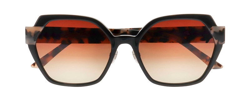 ProDesign SOL 1 S Solbrille (Form: Firkantet - Farve: Sort)