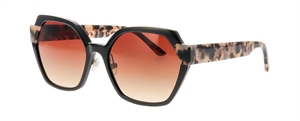 ProDesign SOL 1 S Solbrille (Form: Firkantet - Farve: Sort)