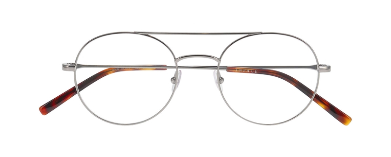 Inface LEMUR Brillestel (Form: Rund - Farve: Sølv)