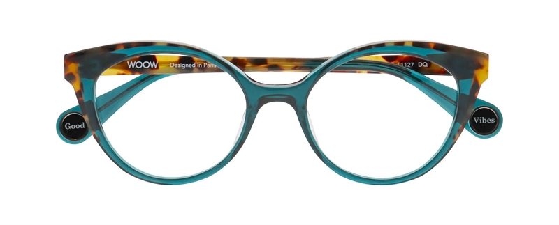 WooW GOOD VIBES 2 Brillestel (Form: Cat Eye - Farve: Grøn)