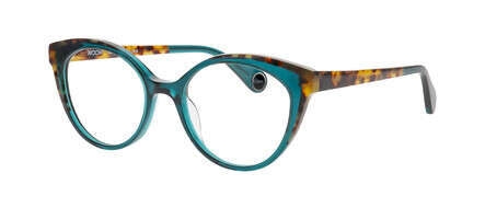 WooW GOOD VIBES 2 Brillestel (Form: Cat Eye - Farve: Grøn)
