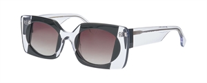 FaceAFace FLARE 1 Solbrille (Form: Firkantet - Farve: Transparent)